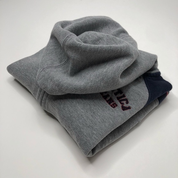 NAUTICA Jeans Grey Navy Varsity Fleece Lined Full Zip-up Toddler Hoodie SIZE 4T - Picture 10 of 13